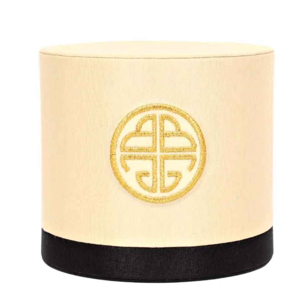 BuDhaGirl Silk Canister with Box Insert - Ivory