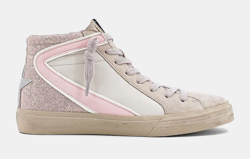 ShuShop Rooney Sneaker in Champagne Glitter