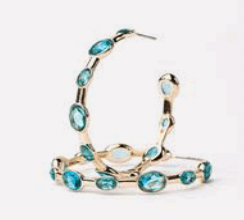 Michelle McDowell Allie Earrings - Aqua