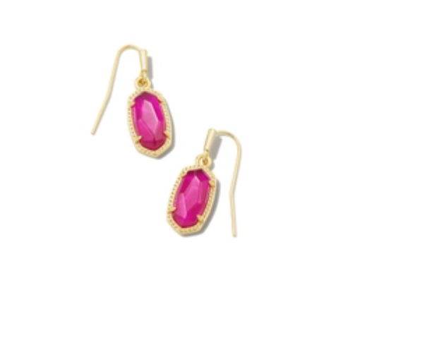 Kendra Scott Gold Lee Drop Earrings in Azalea Illusion