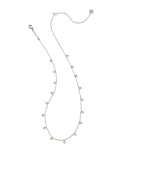 Kendra Scott Amelia Chain Necklace in Silver