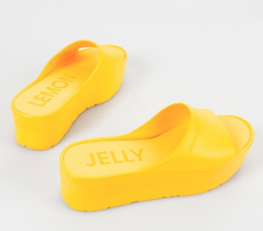 Lemon Jelly Vibrant Yellow Platform Slide