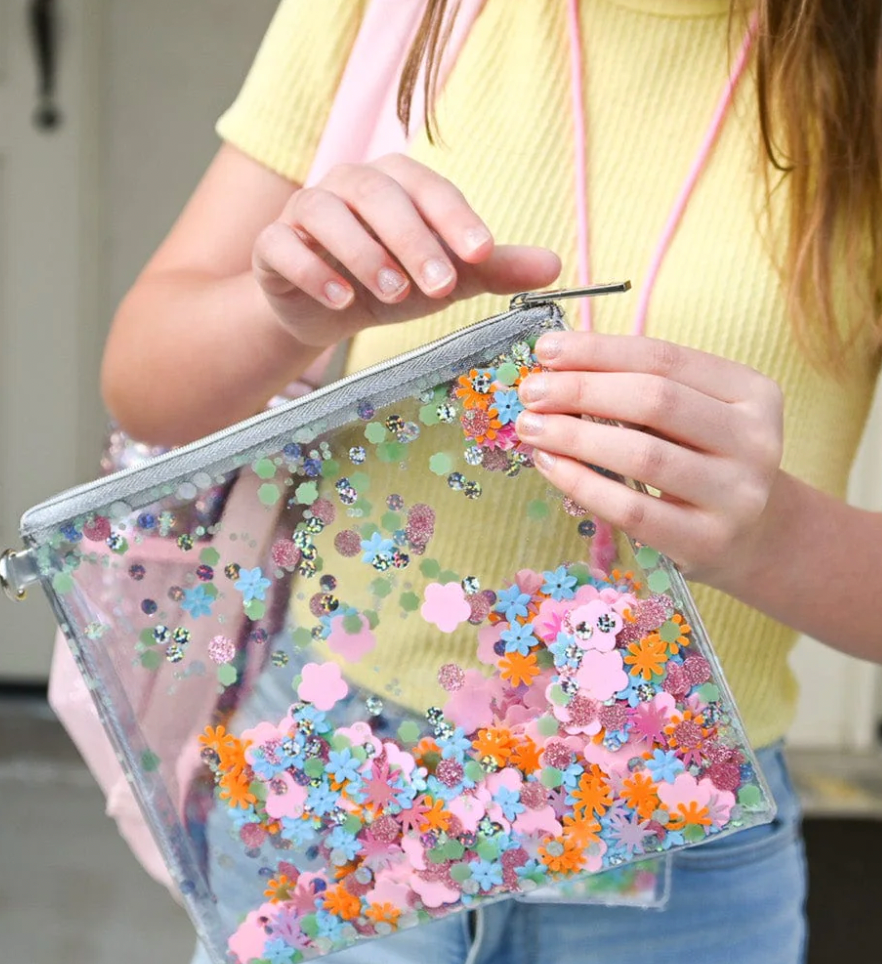 Flower Shop Confetti Everything Pouch