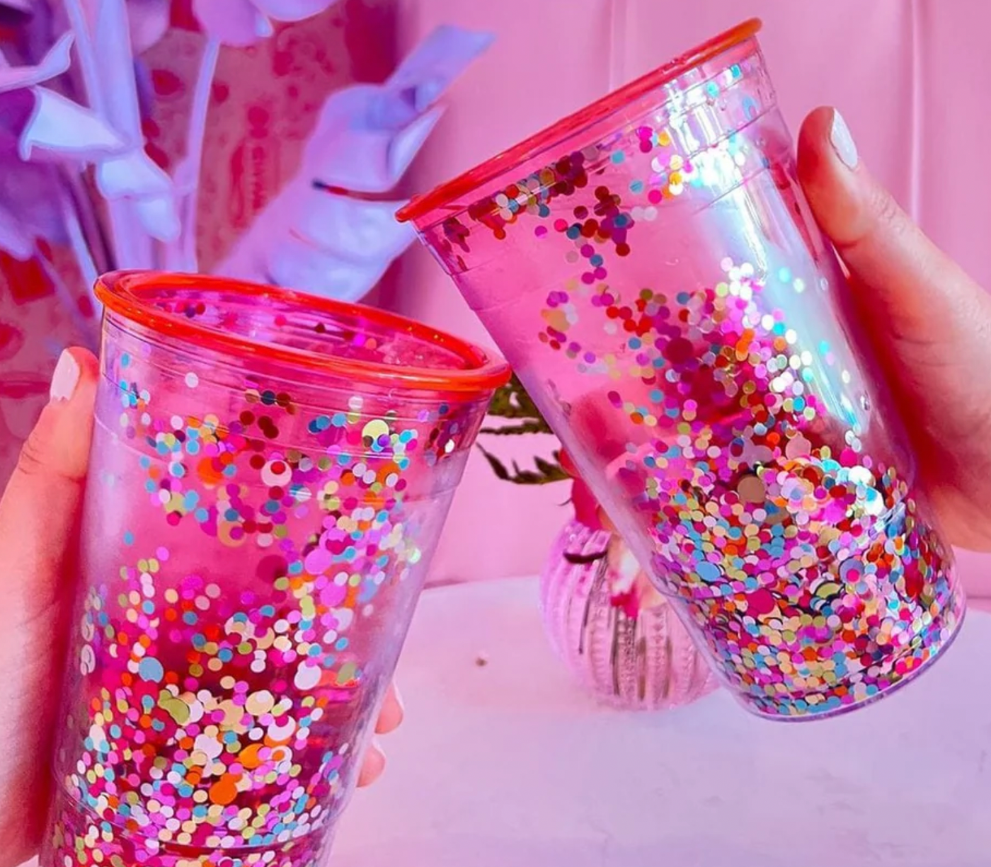 Drink Up Confetti Cup