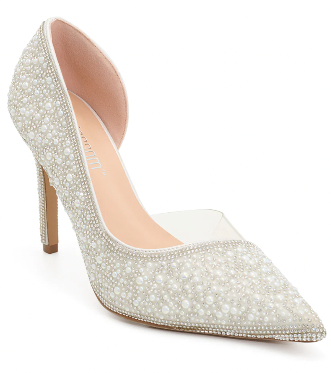 White Pearl Renzo Heel