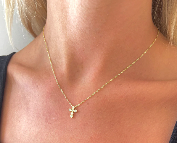 Allison Avery Baby Cross Necklace