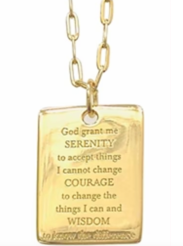 Allison Avery Gold Serenity Prayer Chain