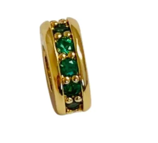 Allison Avery Spacer Bead - Emerald