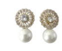 Gemelli Gold Pearl Whitley Earrings