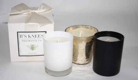 B's Knees Fragrances Gardenia 1 Wick Candle in White