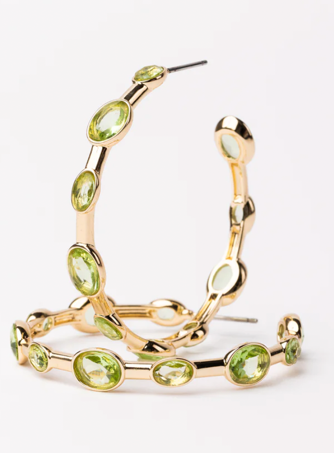 Michelle McDowell Allie Earrings - Lime