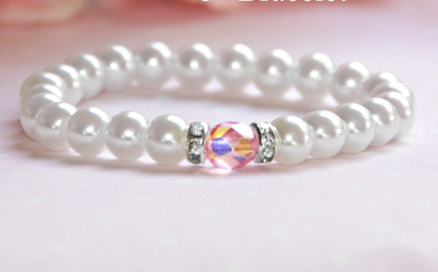 Big Sister Pearl Stretchy Bracelet