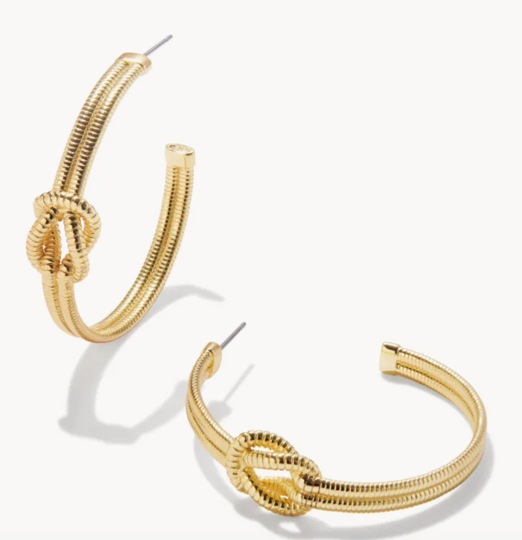 Kendra Scott Gold Annie Hoop