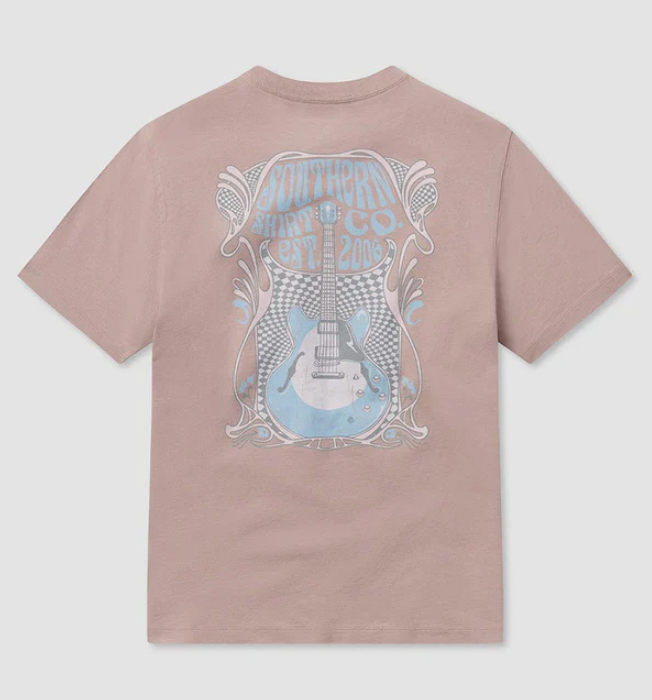 Southern Shirt Mauve Shadows Gone Electric SS Tee