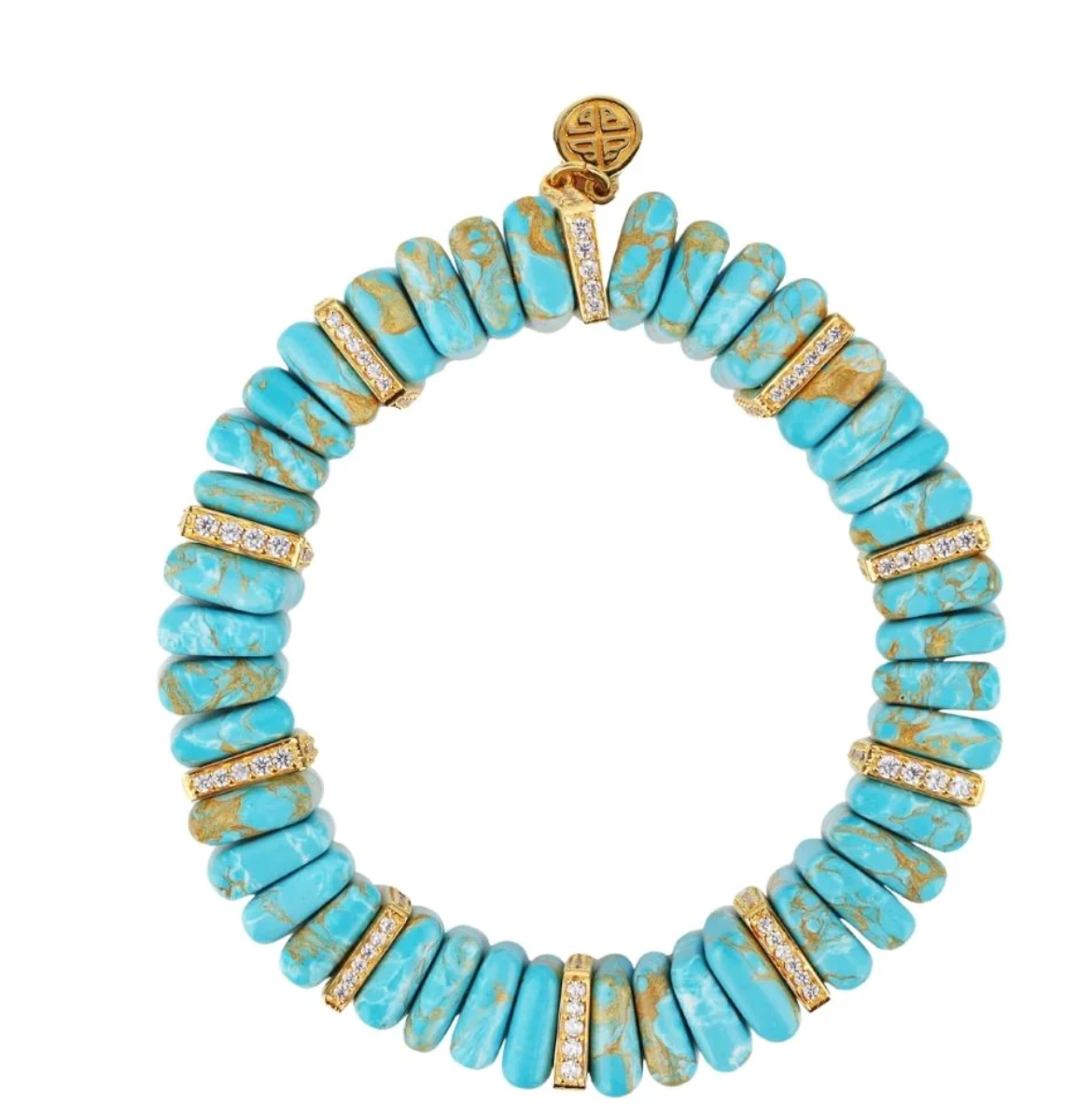 BuDhaGirl Tablet Bracelet - Sleeping Beauty Turquoise