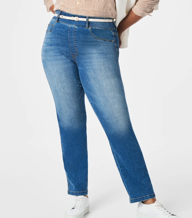 SPANX Straight Leg Jeans- Vintage Indigo