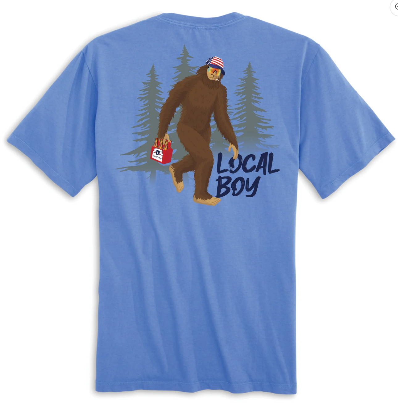 Local Boy Merica Squatch T-Shirt