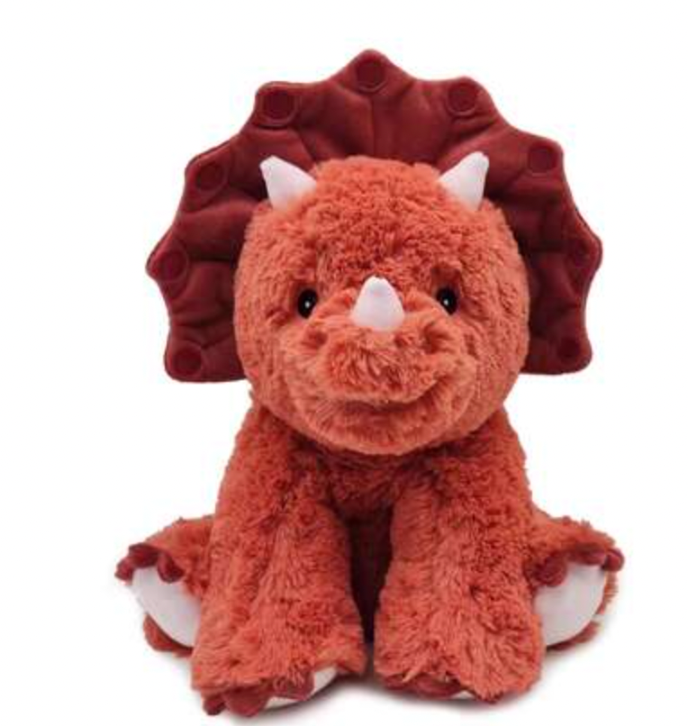 Warmies Red Triceratops