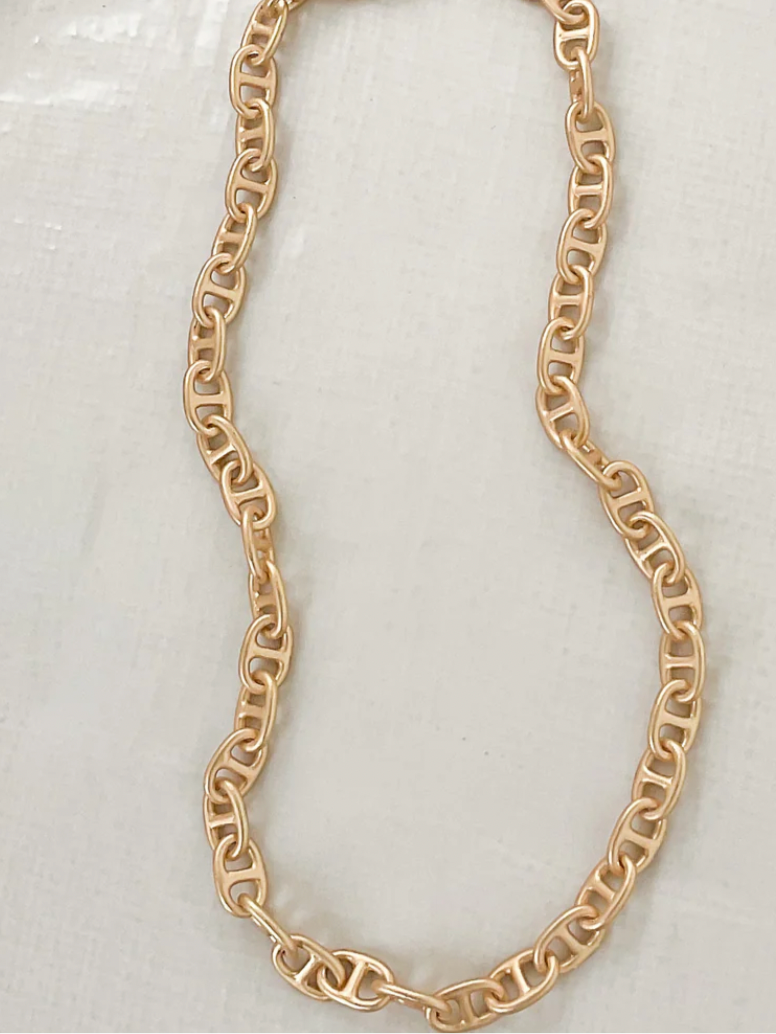 Virtue Jewelry 18" Gold Helix Chain Necklace