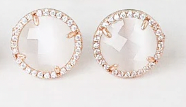 Virtue Jewelry White Gemstone CZ Studs