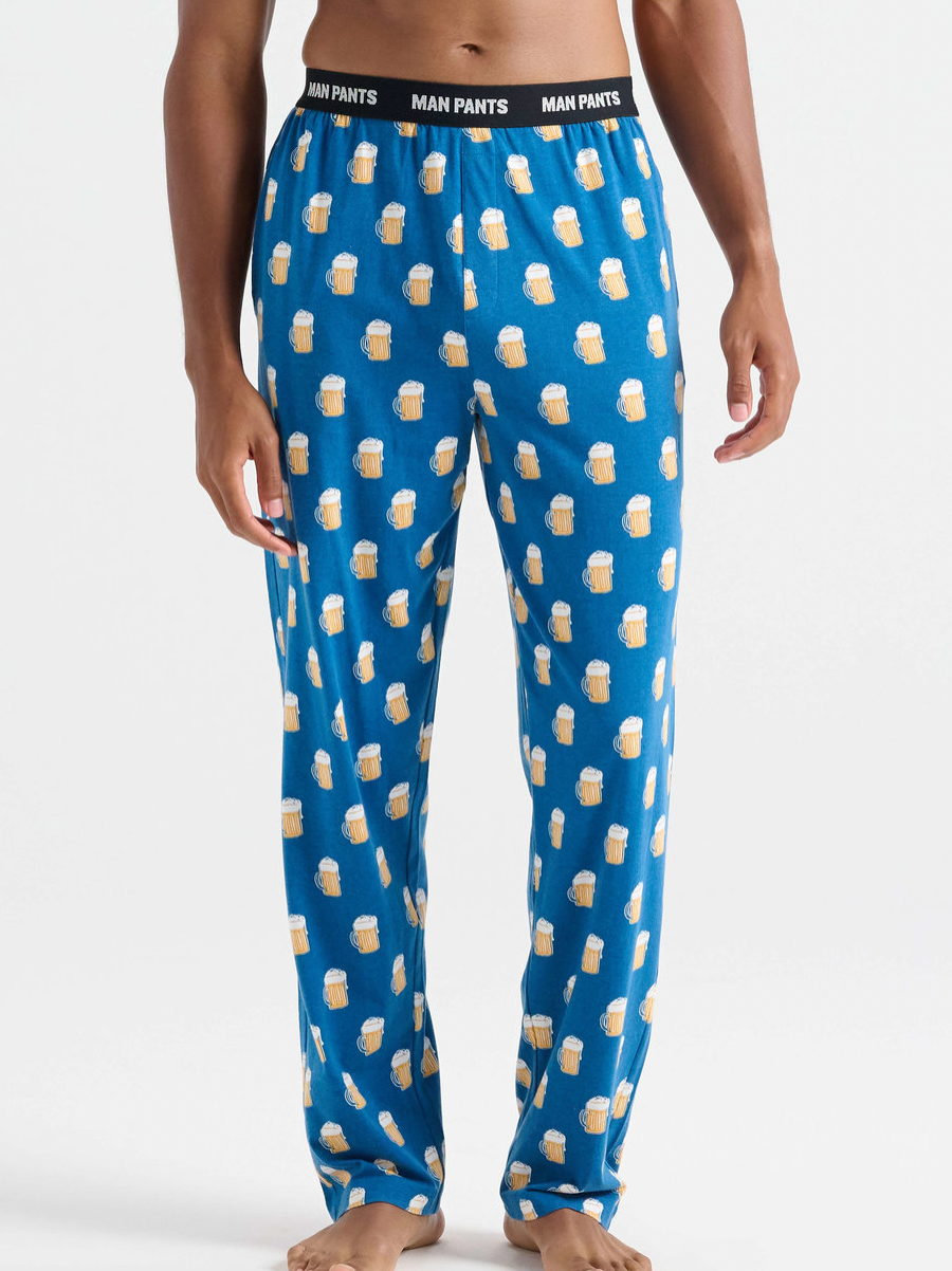 Beer Mugs Men Pajama Pants