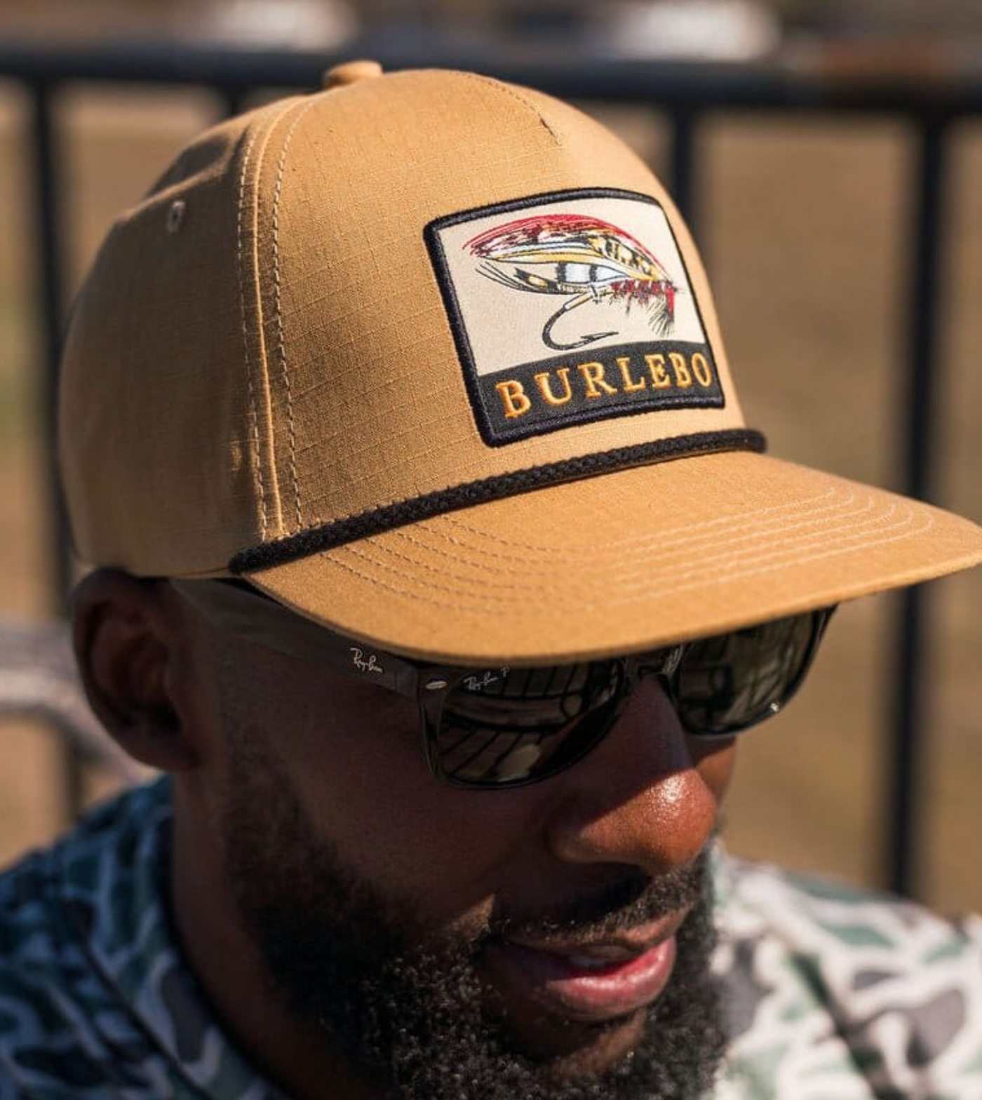 Burlebo Big Fly Cap in Coyote Tan