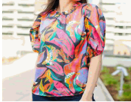 Michelle McDowell Eyes On Me Libby Top in Multi