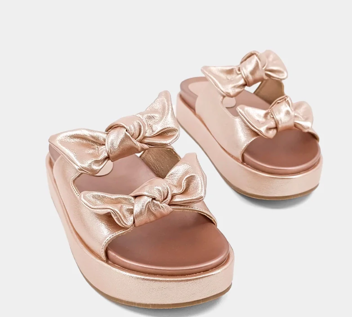 ShuShop KiKi Sandal in Rose Gold