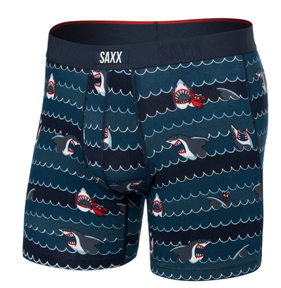 SAXX Vibe Xtra Soft Comfort Boxer Brief- Get Sharky Hurricane