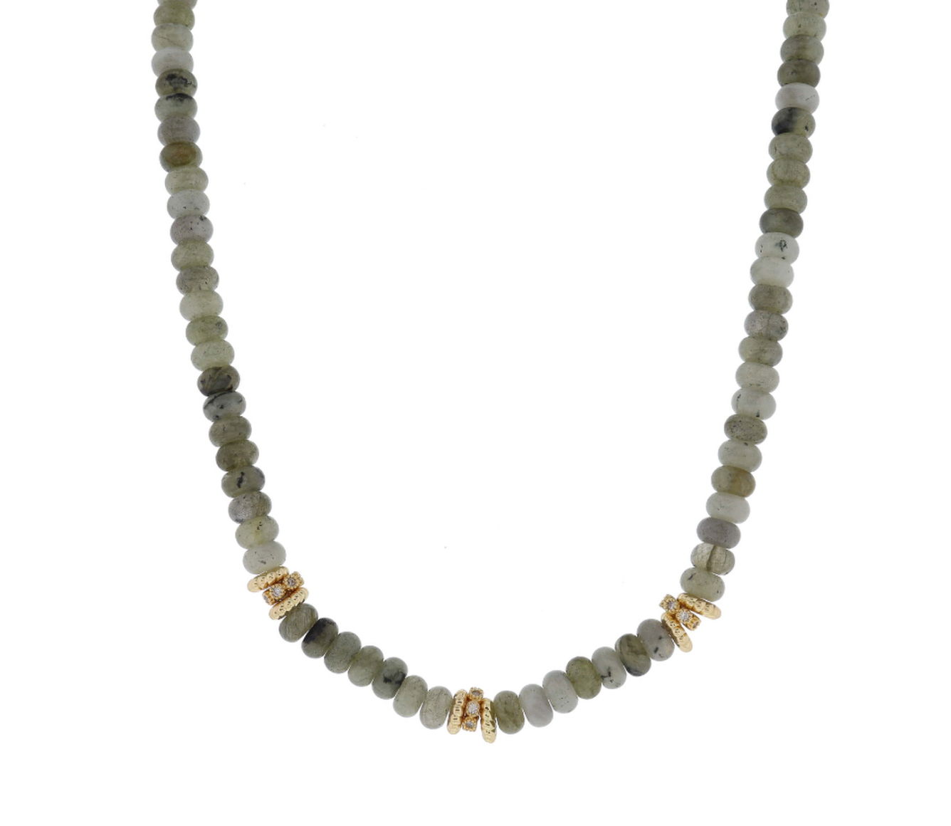 Jane Marie Labradorite Beaded Necklace