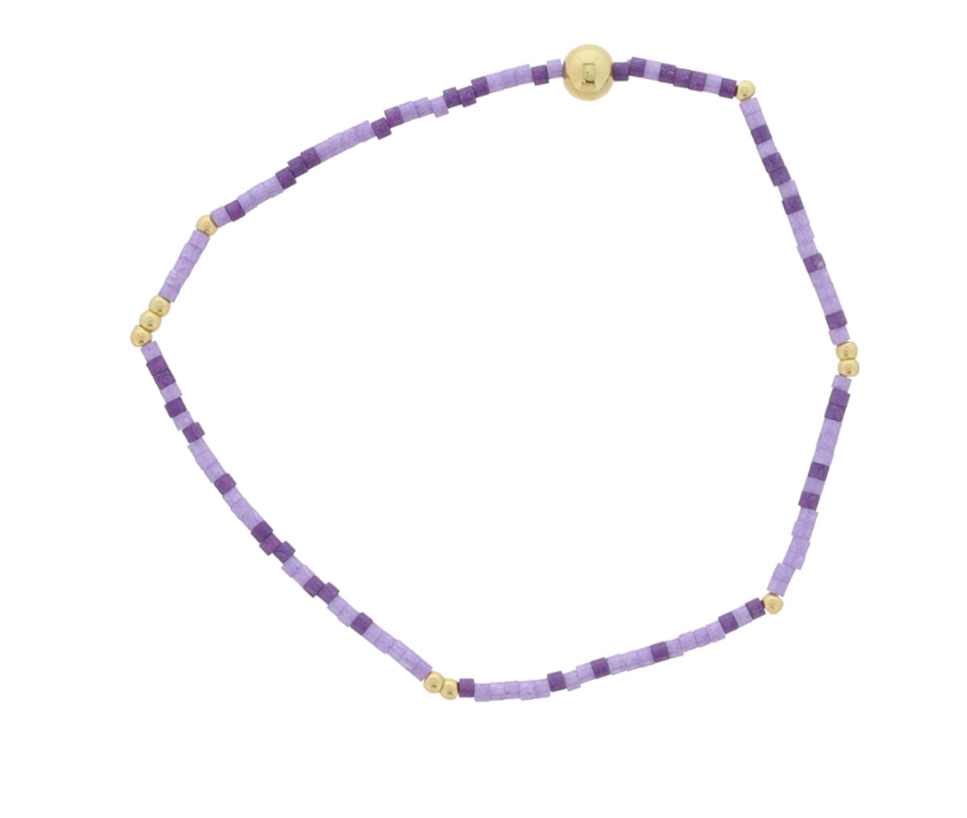 Jane Marie Purple Multi Dainty Beaded Bracelet