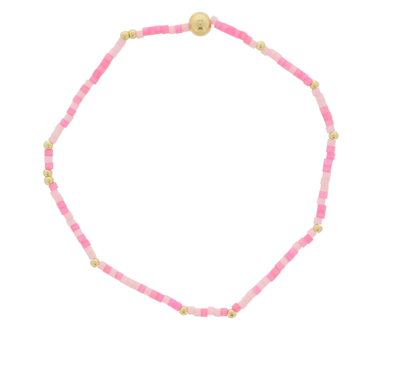 Jane Marie Pink Multi Dainty Beaded Bracelet