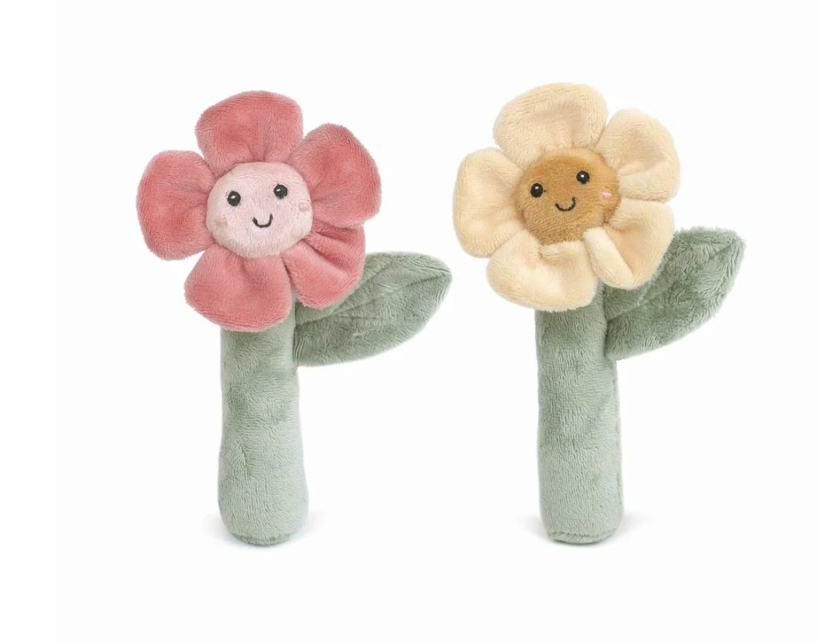 Mon Ami Flower Rattle Set