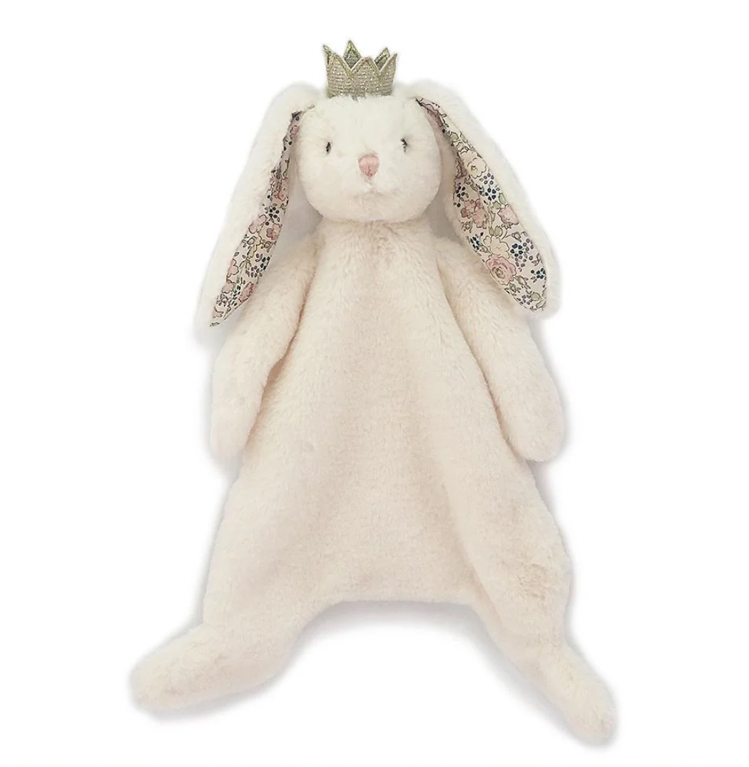 Mon Ami Princess Bunny Baby Security Blanket Faith