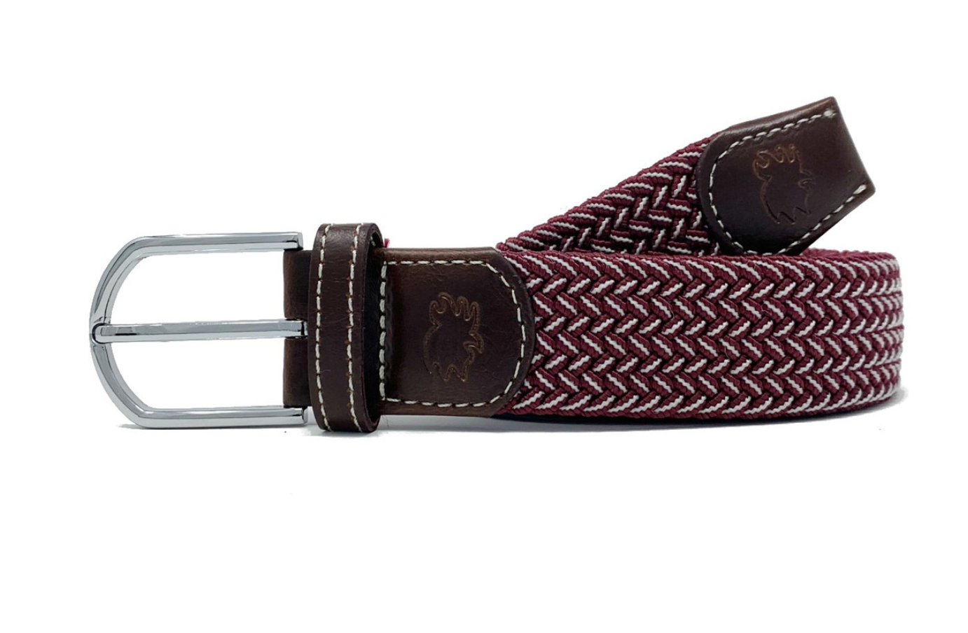 Roostas The Biloxi Two Toned Woven Elastic Stretch Belt