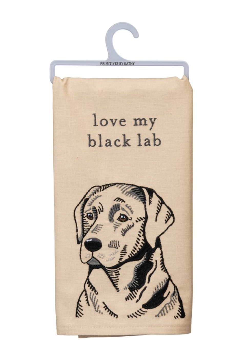 PBK Love My Black Lab Kitchen Towel