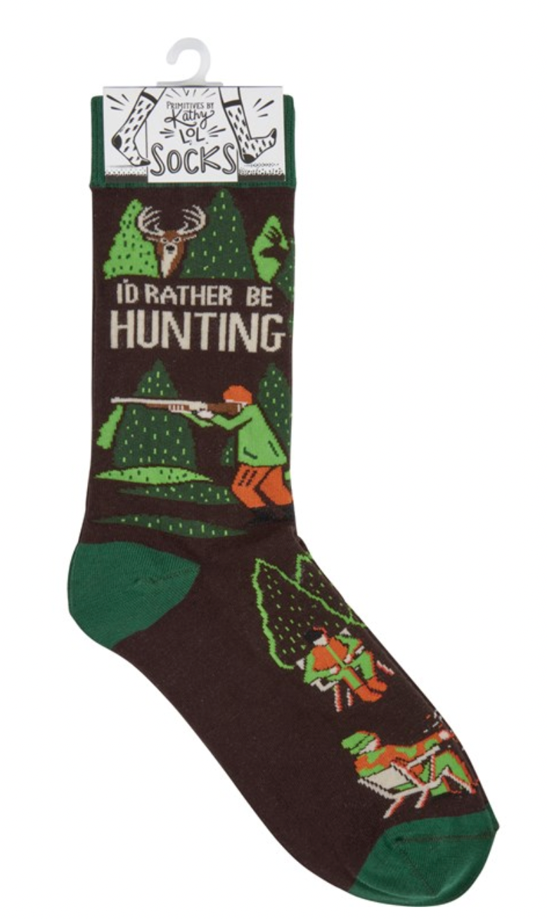 PBK I'd Rather Be Hunting Socks