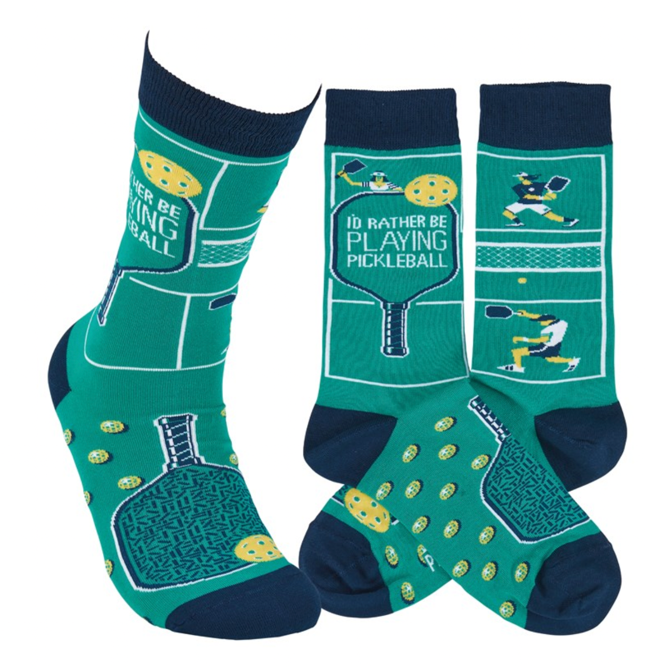 PBK Rather Be Playing Pickleball Socks