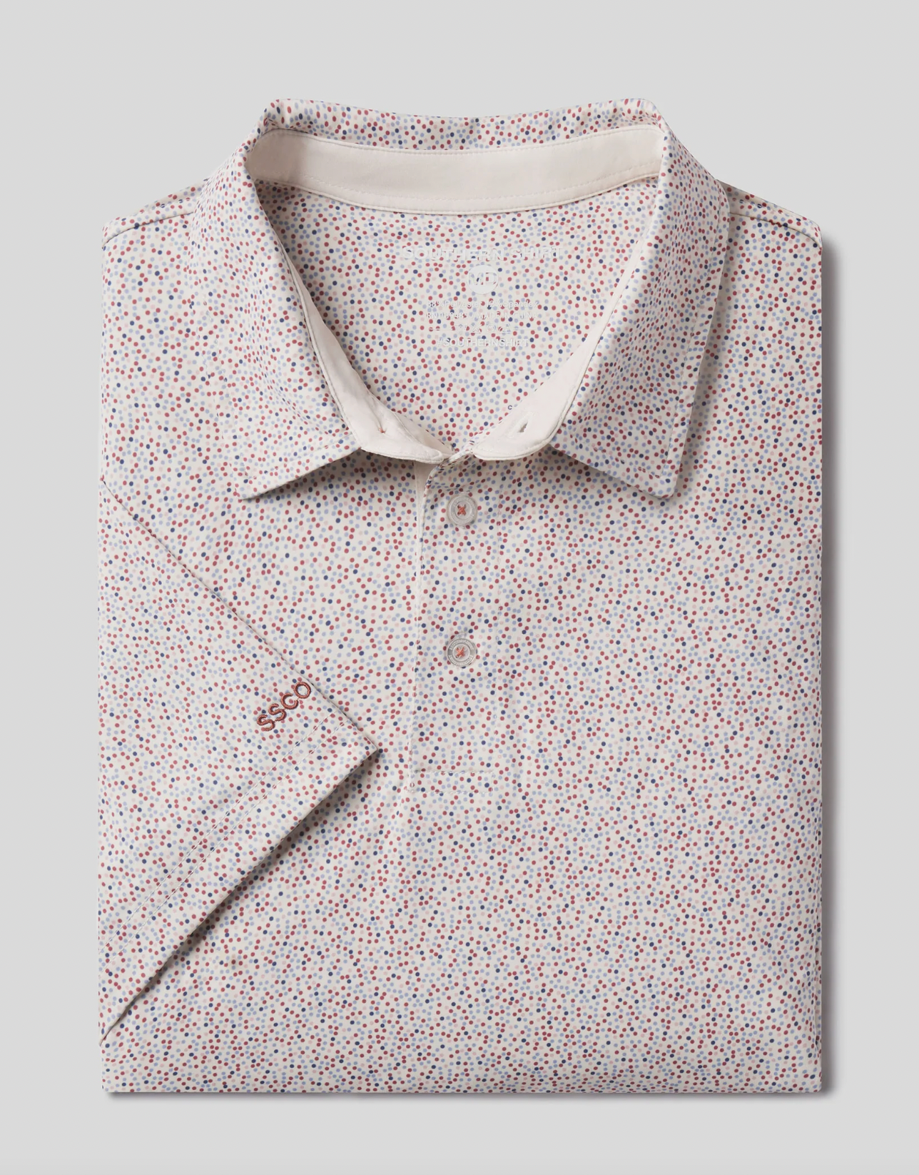 Southern Shirt Confetti Printed Polo- Remington