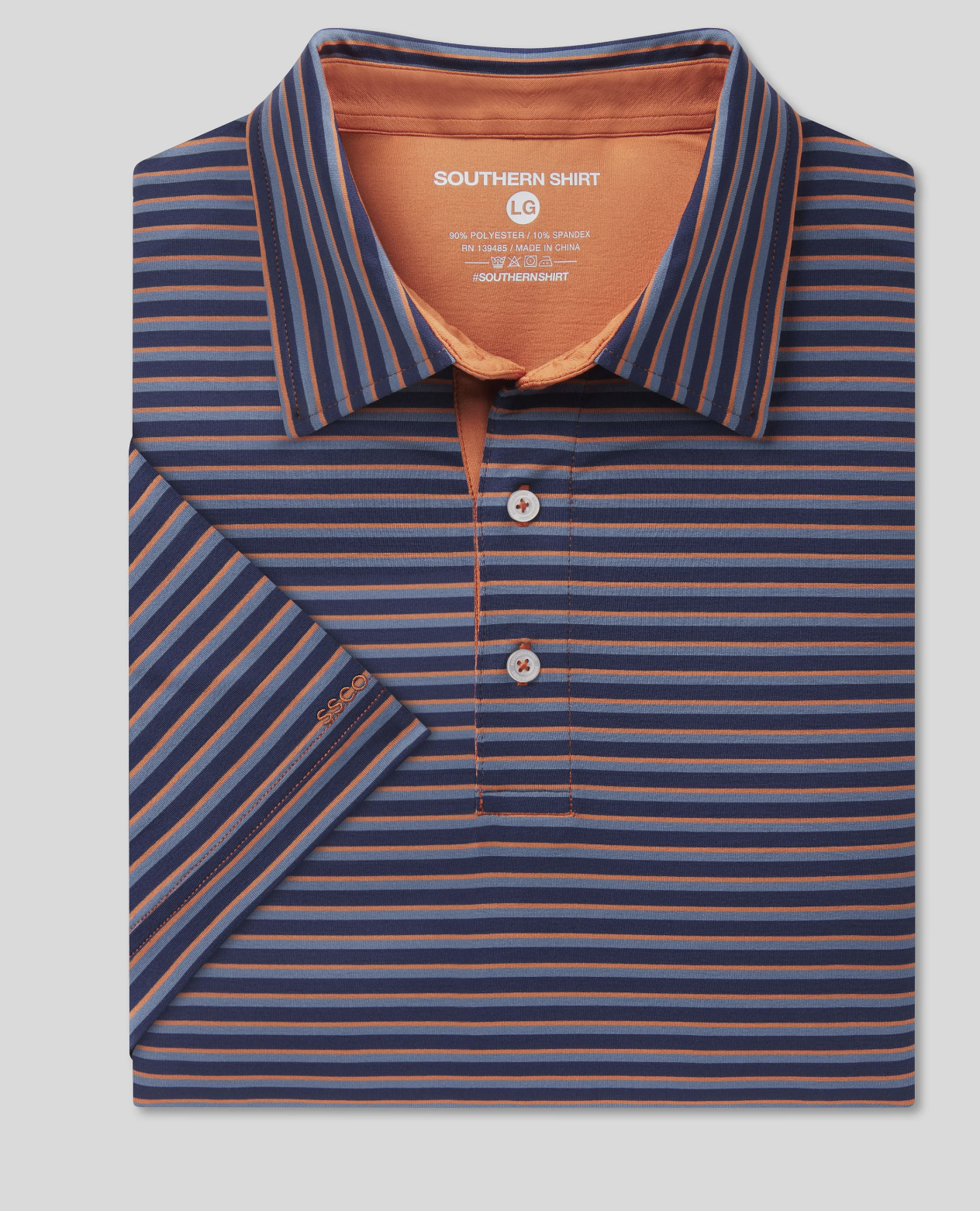 Southern Shirt Starting Lineup Stripe Polo- Plainsman