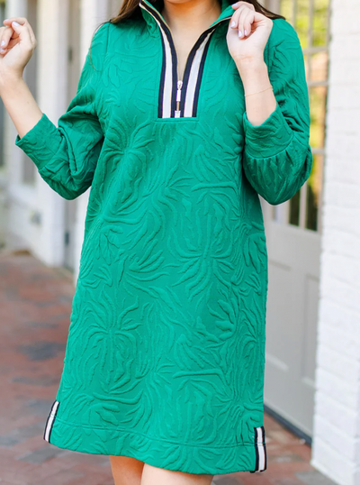 Mary Square Evelyn Dress in Pine