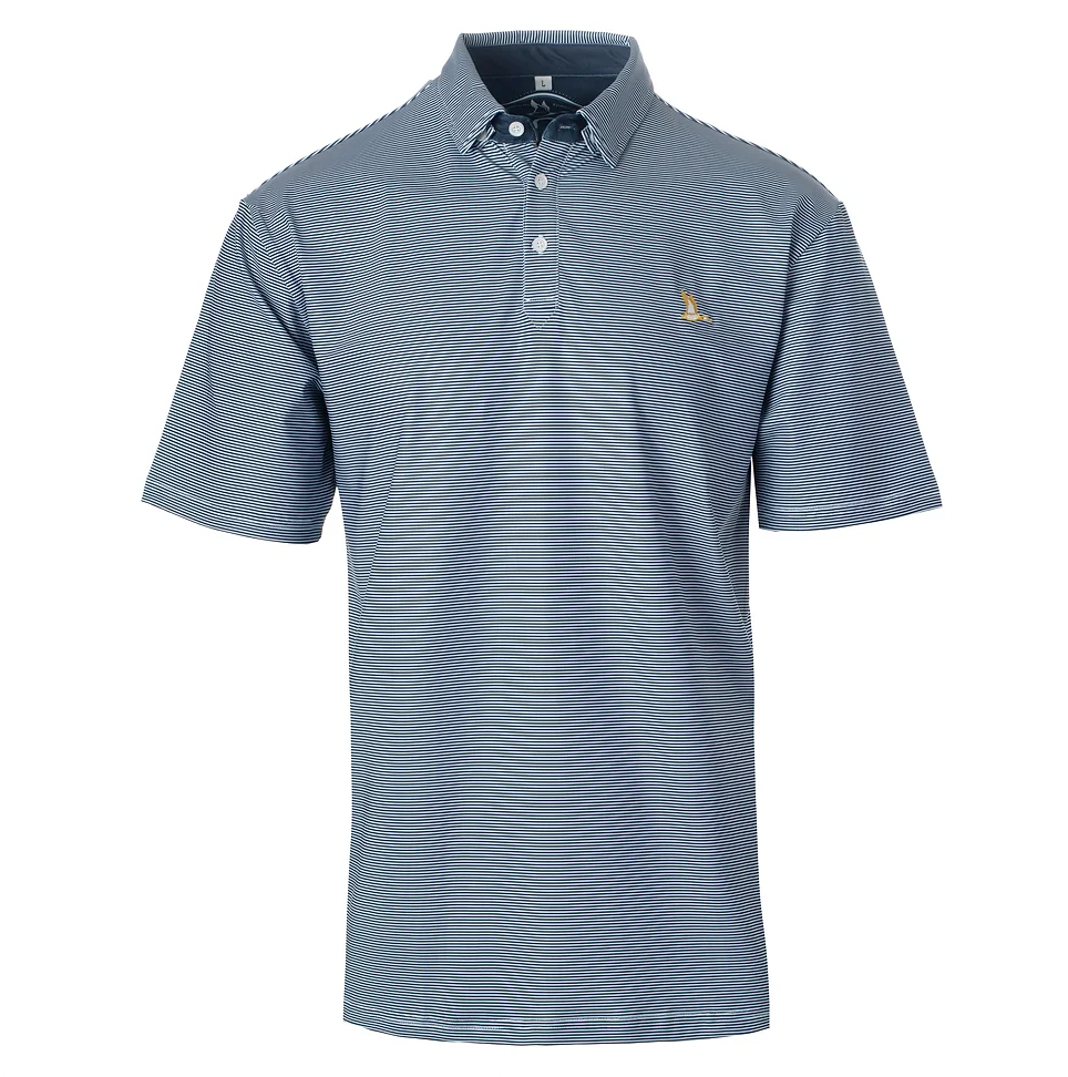 Roost Short Sleeve Polo- Navy