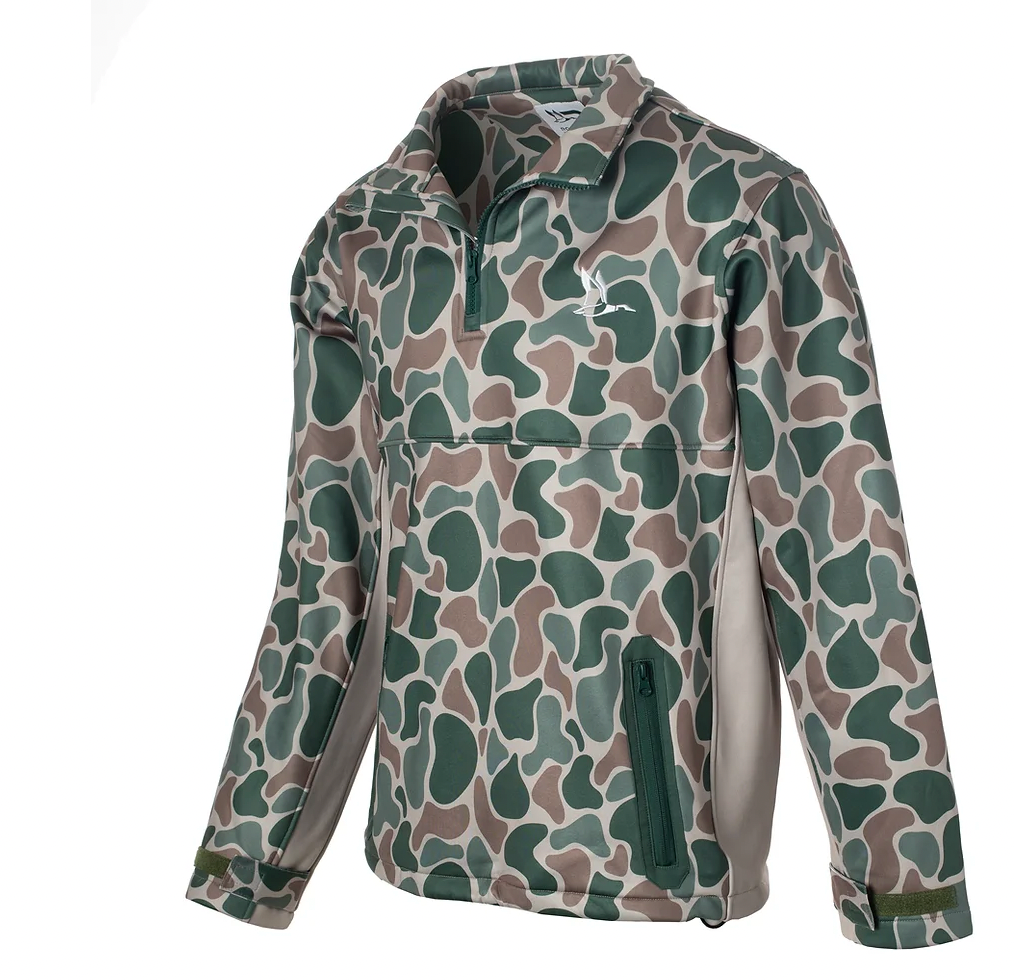 Roost Camo Quarter Zip Fleece