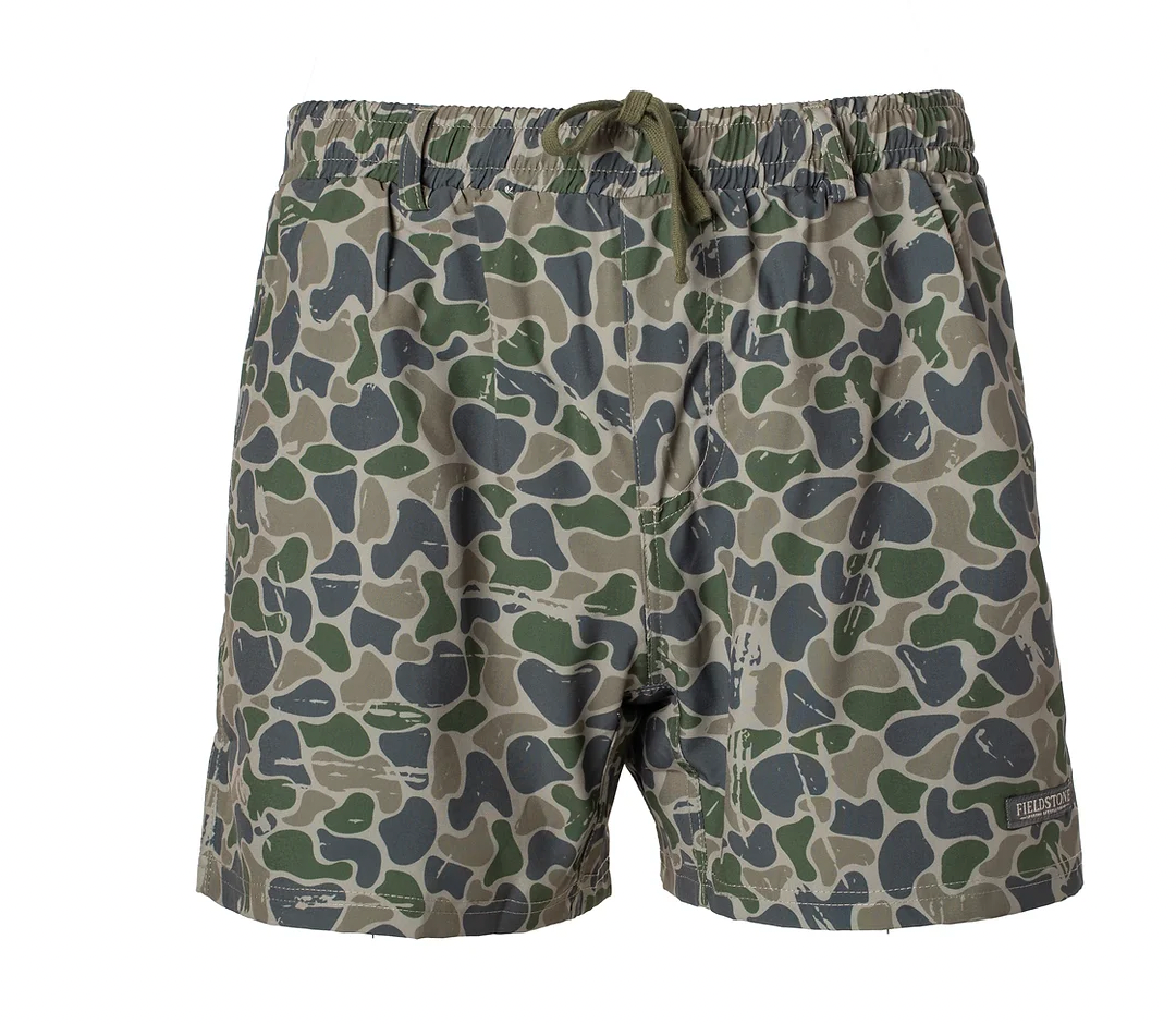 Fieldstone Youth Backwoods Camo Shorts