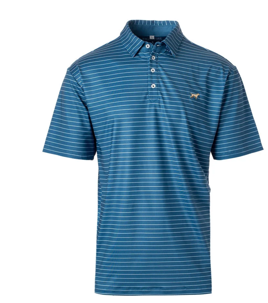 Fieldstone Youth Clubhouse Polo- Blue