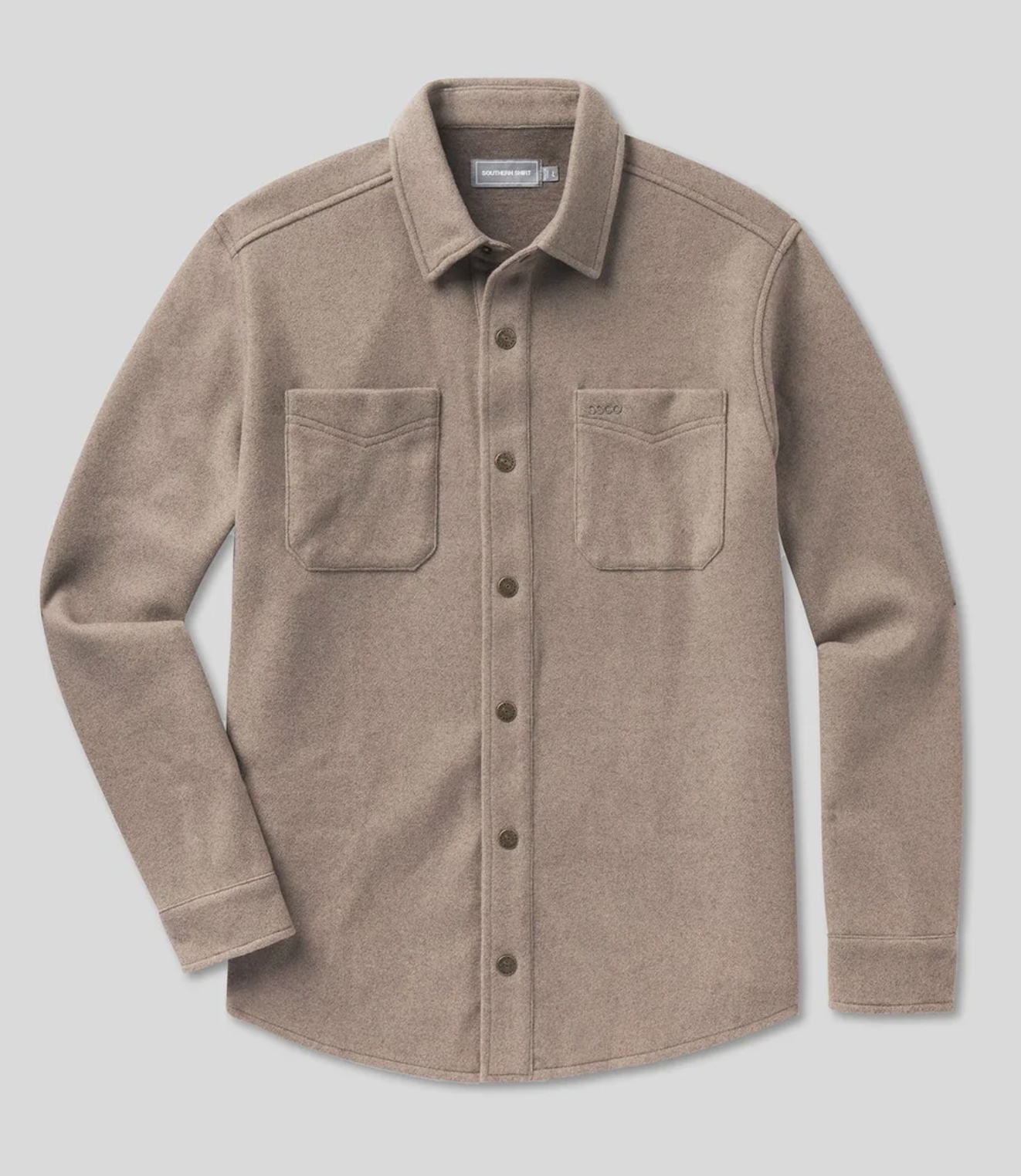 Southern Shirt Broadway Fleece Shacket - Caribou