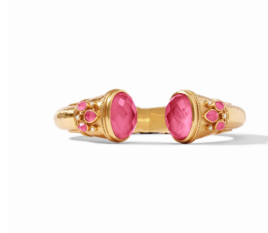 Julie Vos Cannes Cuff- Iridescent Raspberry