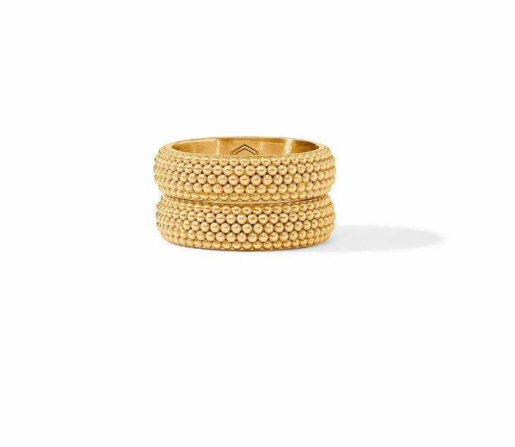 Julie Vos Beaded Eternity Duet Ring