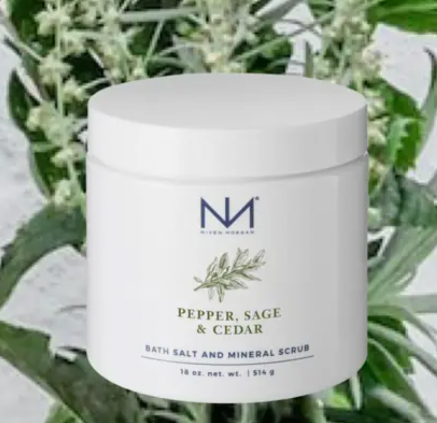 Niven Morgan Pepper Sage & Cedar Bath Salts