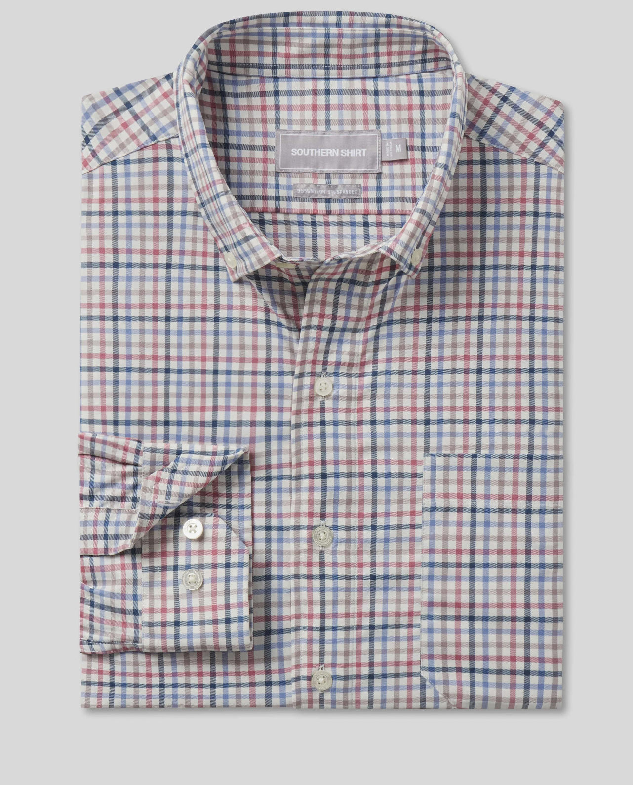 Southern Shirt Samford Check LS Button Down- Denali